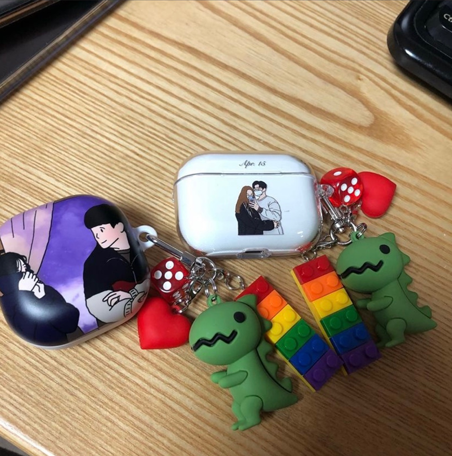 일러스트 활용 굿즈 버즈/에어팟 케이스-2