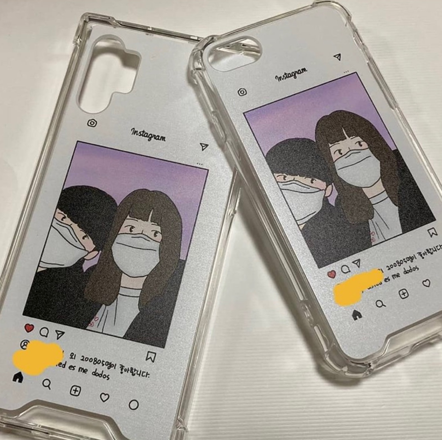 일러스트 활용 굿즈 핸드폰 케이스