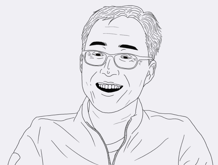 라인드로잉(다른 그림체) 일러스트