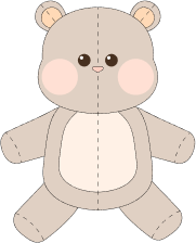 곰돌이 인형 스톡이미지