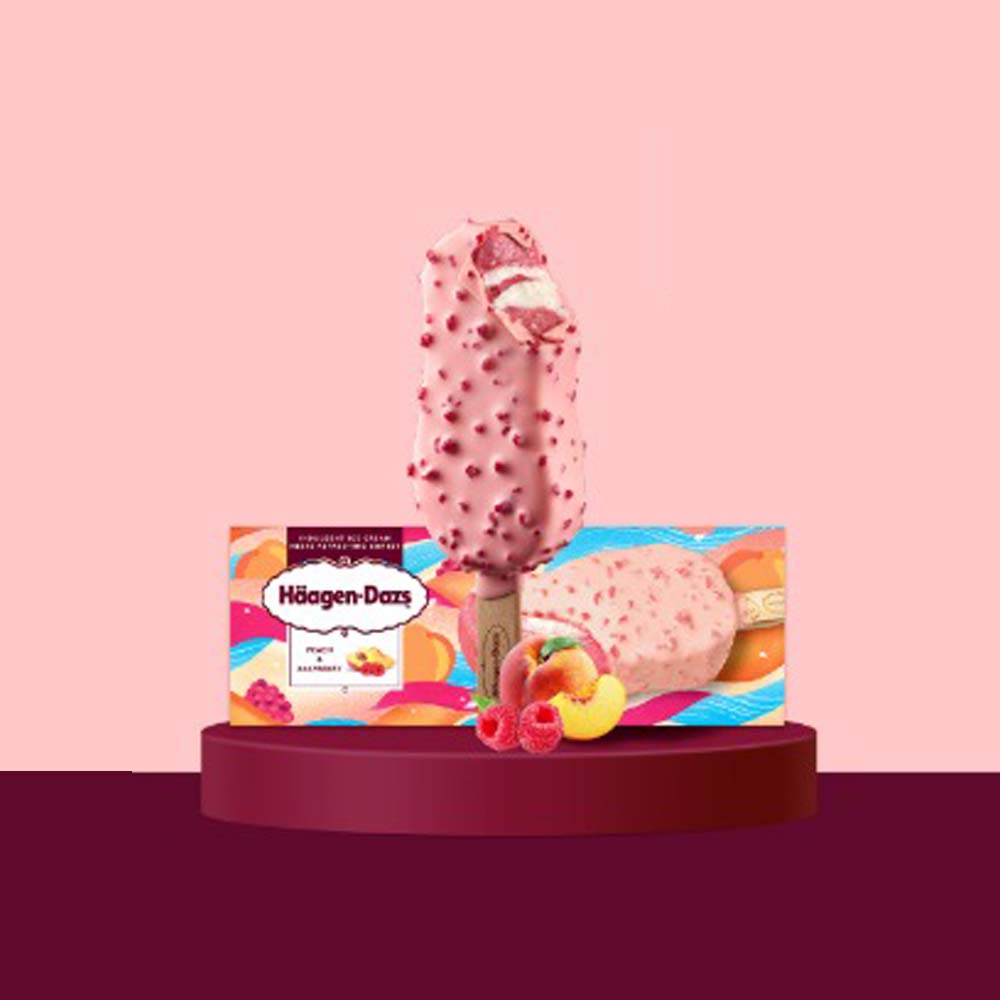 하겐다즈 피치&라즈베리 (스틱바)